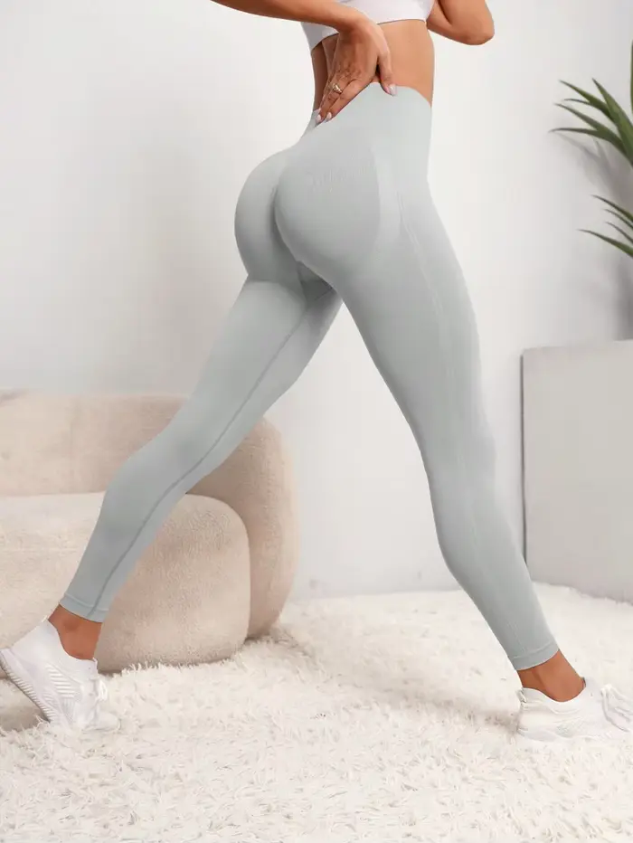 Leggings de sport sans couture pour femmes, pantalon de sport de Yoga, extensible, taille haute, Fit