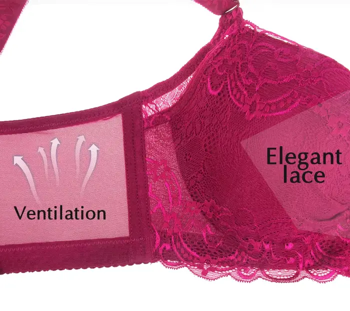 Dámská podprsenka větší velikost Super Push Up Krajková Bralette intimní Lingerie Sexy spodní prádlo s kosticemi E teplá
