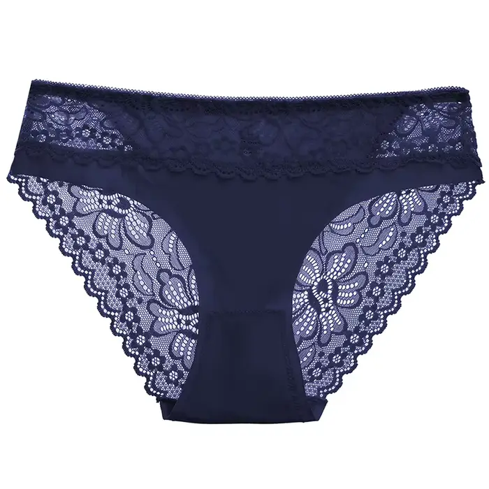 Krajka Dámské kalhotky Sexy Bezešvé Dámské spodní prádlo Dámské kalhotky Nízký pas Spodní prádlo Pevné kalhotky Dívky kalhotky Tangas Slip Ženy