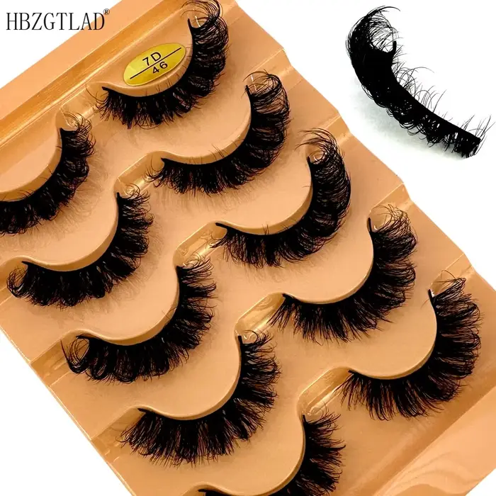 Faux Cils Naturels 3D en Forme d'Œil de Chat, Courbure en D, Moelleux, Doux, Croisés, Manga, fissura