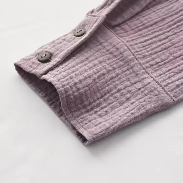 Robe chemise Chic et élégante pour femmes, 100% coton, col rabattu, manches longues, robe de fête d'
