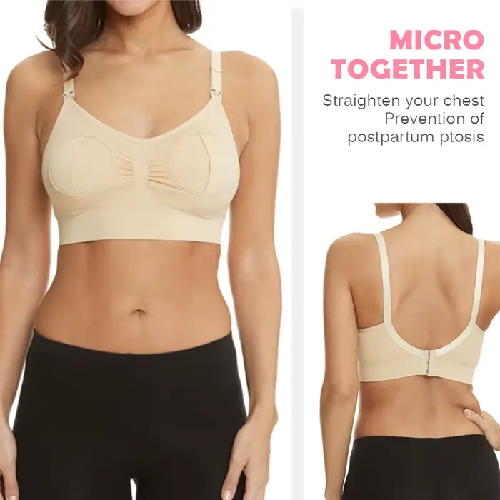 Soutien-gorge de maternité pour tire-lait, soutien-gorge d'allaitement spécial, vêtements de grossesse, soutien-gorge de pompage d'allaitement, peut porter toute la journée