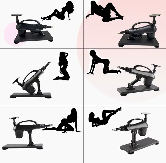 Machine Sexuelle Filaire/Sans Fil pour Homme et Femme, Gode Vibrateur Réglable, avec Pompage, Jouets