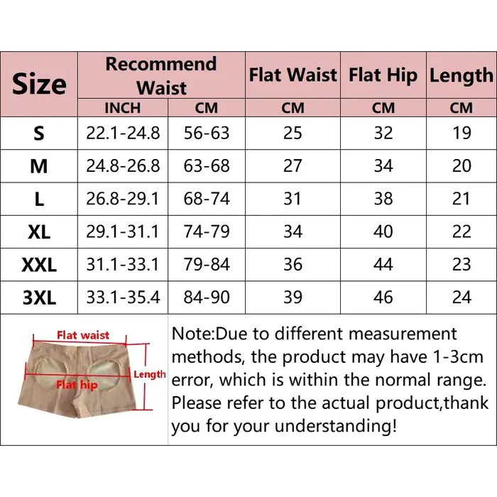 Ženy Butt Shaper Kalhotky Šortky Booty Výtah Spodní prádlo slipy Sexy Zadek Push Up Kalhotky Zadek Otevřený Hip Loot Shapewear