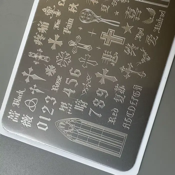 XMQ STAMPING NAIL PLATES CRUCIFIX TEMPLATES HALLOWEEN IMAGEPLATE