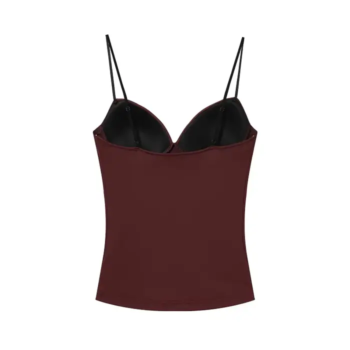 MUJER Sexy Corset haut court femme Camisole dos nu hauts courts pour femmes sans manches Bustier hauts femmes bretelles bustier tubulaire femme