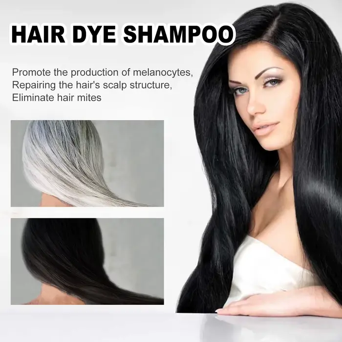 Eelhoe – shampoing pour cheveux noirs, réparation des cheveux secs et endommagés, propre, nourrit, P