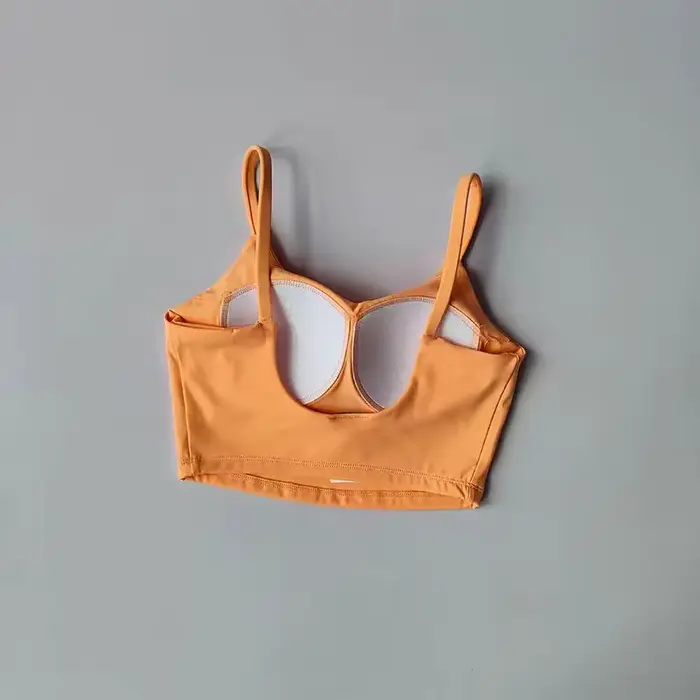 Haut de soutien-gorge de sport pour femmes, push up, rembourré fixe, hauts push-up, gilet de fitness