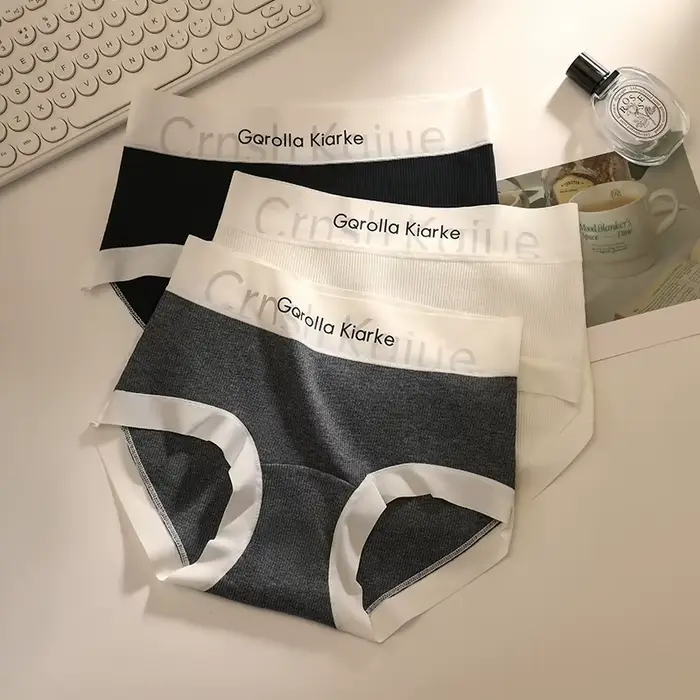 Dámské bavlněné kalhotky, slipy, šortky, trojúhelníkové kalhotky, souprava pro ženy, sexy spodní prádlo, bezešvé intimní
