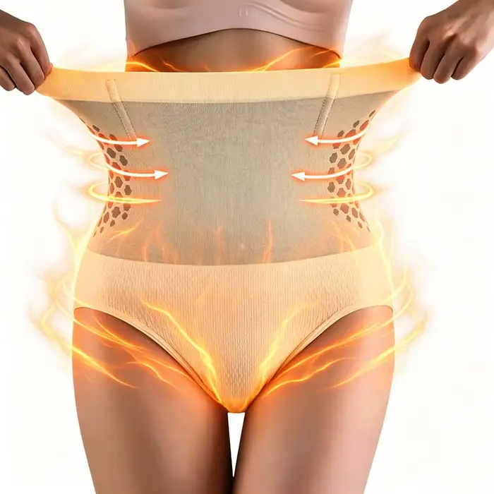 Culotte gainante post-partum pour femme, taille haute, contrôle du ventre, respirante, couvrance intégrale