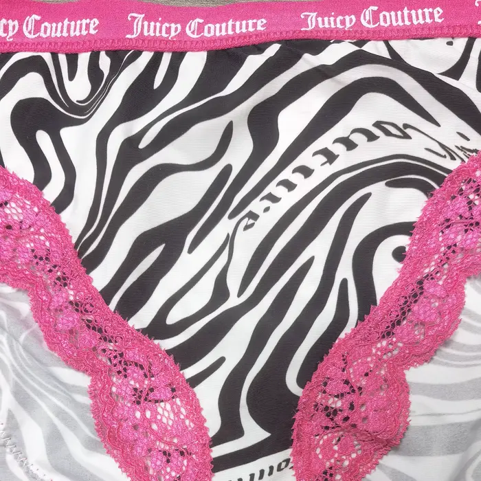 Dámské kalhotky, Sexy Juicy Couture Style, T-Pants Style, Spodní prádlo, Kalhotky, Módní intimní oblečení pro ženy