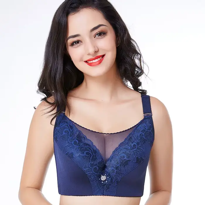 Soutien-gorge push-up grande taille pour femme, bonnet F, bonnet D E complet, 46 48 50 52, sous-vêtements saillants, bonnet large, anti-attache vers le haut