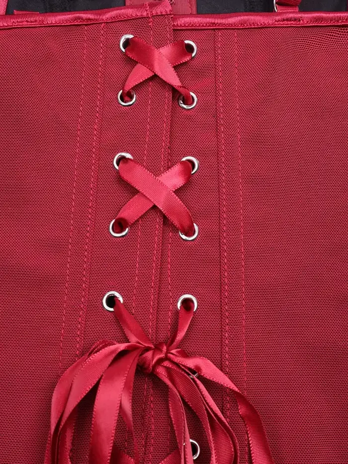 Soutien-gorge gainant sans bretelles, gaine amincissante à nouer dans le dos, design à boutons sur le devant, bretelles réglables, lingerie sexy, pour la boîte de nuit