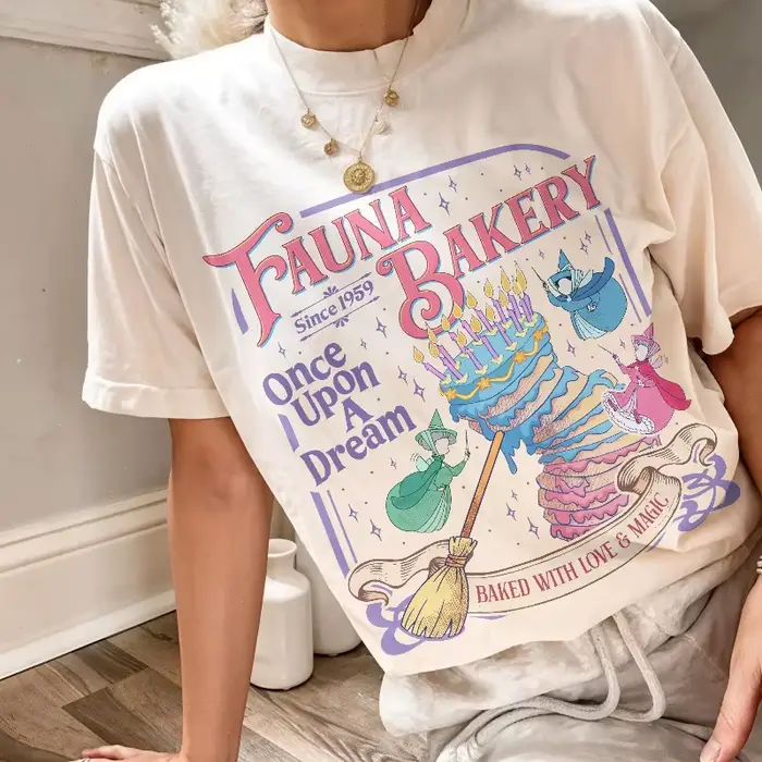 T-shirt vintage pour femme « Baked with Love & Magic », tee-shirt oversize pour homme, streetwear un