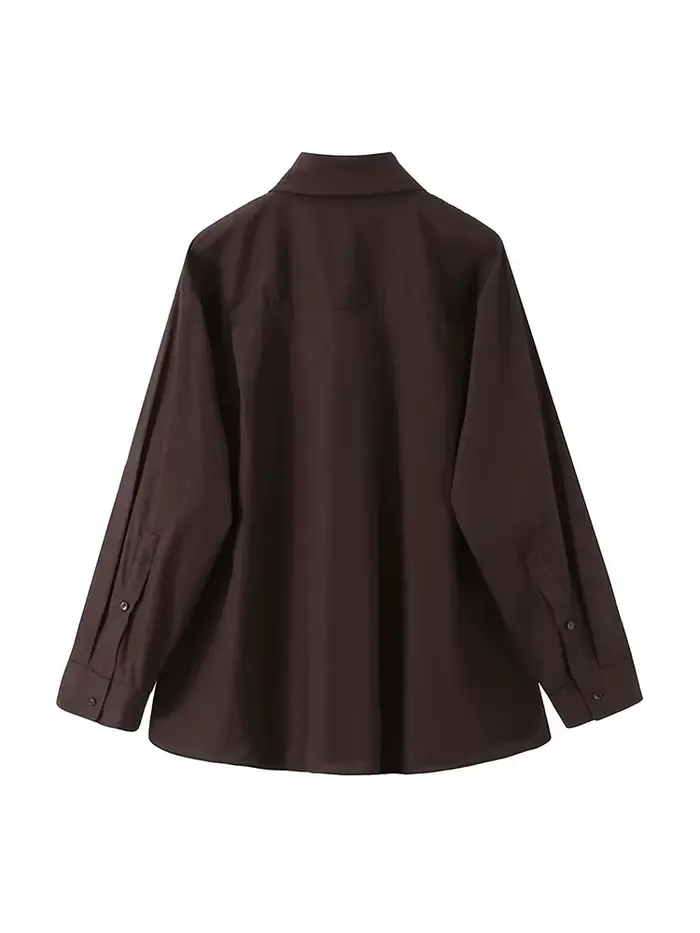 NLZGMSJ femme écharpe chemises 2025 automne élégant bureau dame ample Chic mince quotidien manches l