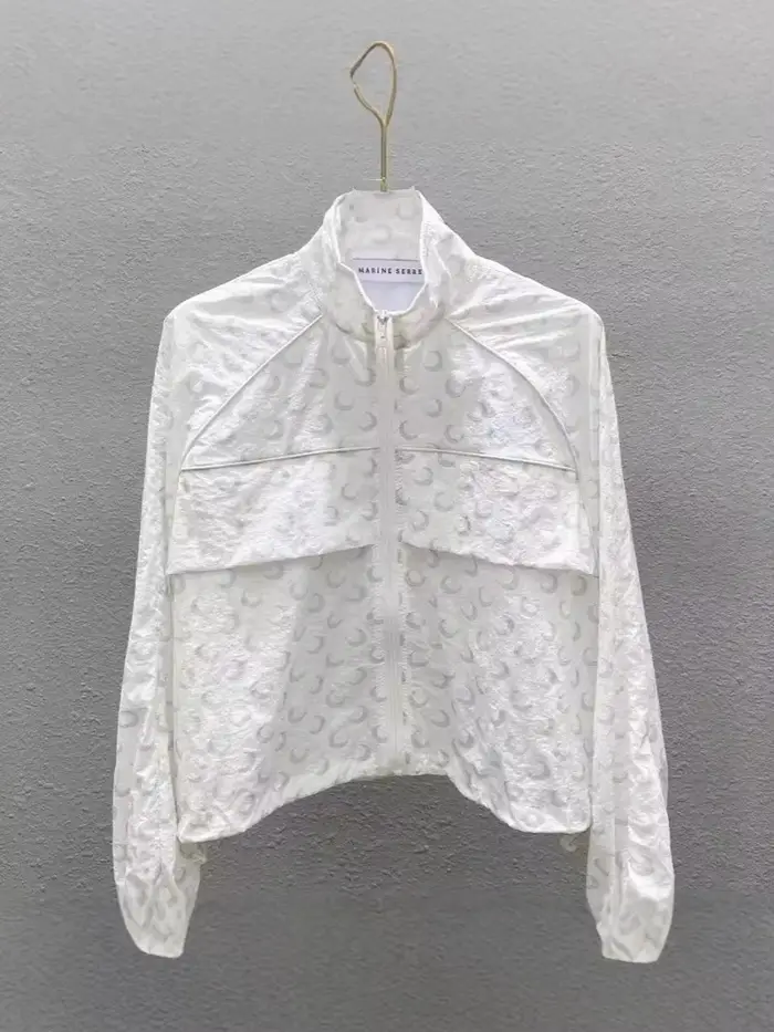 Veste réfléchissante à imprimé lune pour femme, manches longues, protection solaire, style coréen, d