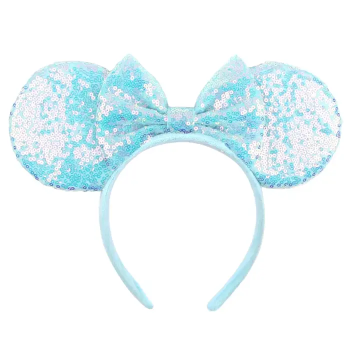 Serre-tête Grande Taille Classique à Nœud à Pois Oreilles de Souris pour Femme, Accessoire Cheveux p