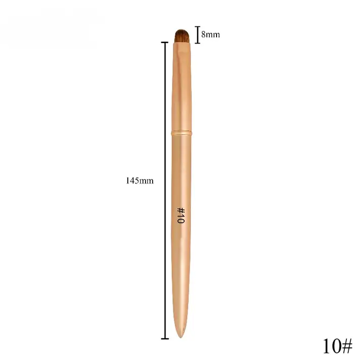 Štětce na nehty Klinsky akrylový design drahokamu barva gel úl v matné zlacený kov pro profesionální nail art a začátečníky speciální příležitosti