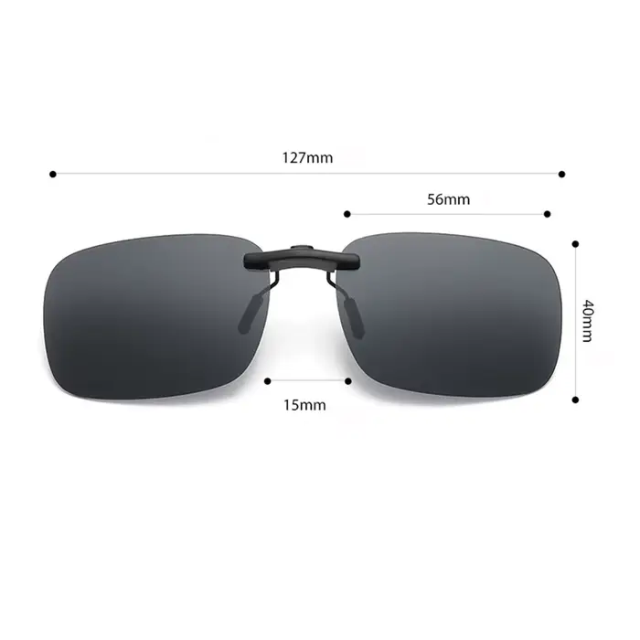 KLASSNUM-Lunettes de soleil polarisées sans monture pour hommes et femmes, verres à clipser étroits,