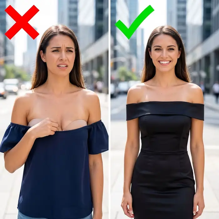 Dámská push-up bandeau podprsenka bez ramínek