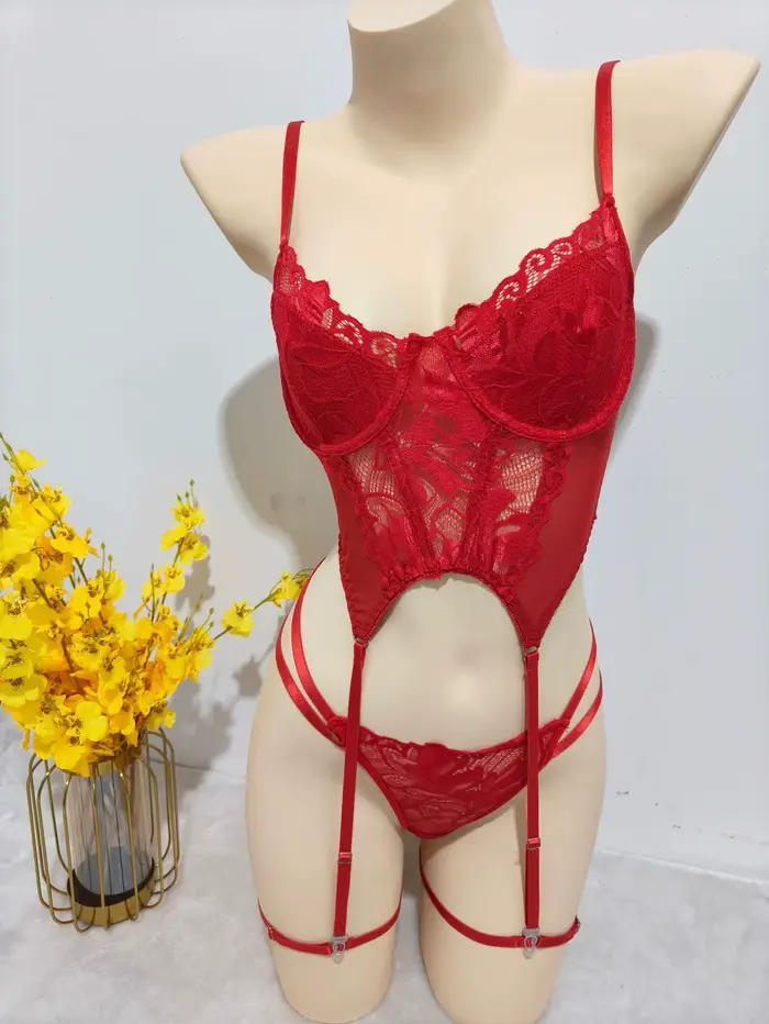 Sexy průhledná krajková podprsenka pro ženy, erotický kostým, fantazie, intimní, exotická, pohádková výšivka, push-up podprsenka, soupravy spodního prádla