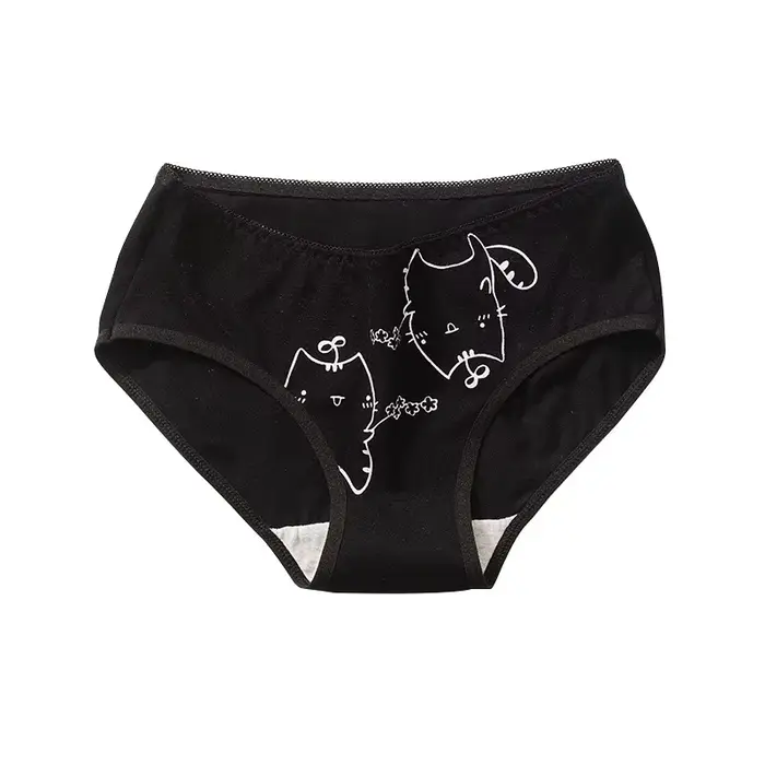 5 kusů kalhotek pro ženy animované spodní prádlo z bavlny Šortky sexy ženské Trojúhelníkové měkké dýchací dívenky slipy dámy spodní prádlo M-XL