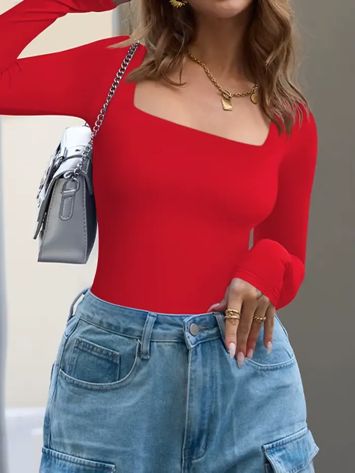 Dámské body s dlouhým rukávem, příležitostné romper, streetwear, sexy, bodycon, jeden kus, dámské oblečení, jarní podzim