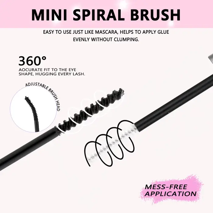 Colle à cils 2-en-1 pour extensions de cils DIY : Adhésion et scellage longue durée, tenue forte, ré
