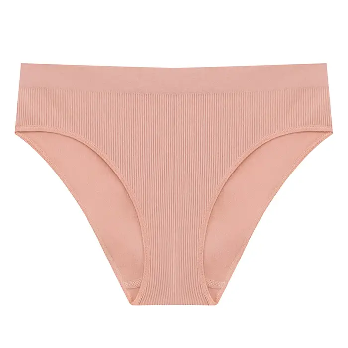 Culottes en coton pour femmes Pack slips fil à coudre respirant pur coton entrejambe femmes culottes