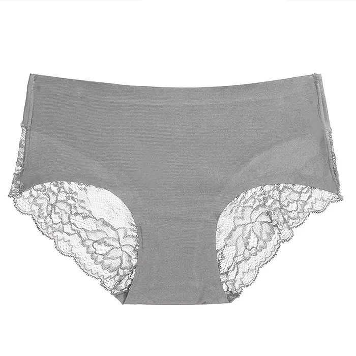 TrowBridge 3 pièces/ensemble culottes pour femmes sous-vêtements en dentelle exquise Lingerie Sexy grande taille slips en Satin de soie douce caleçons doux et confortables
