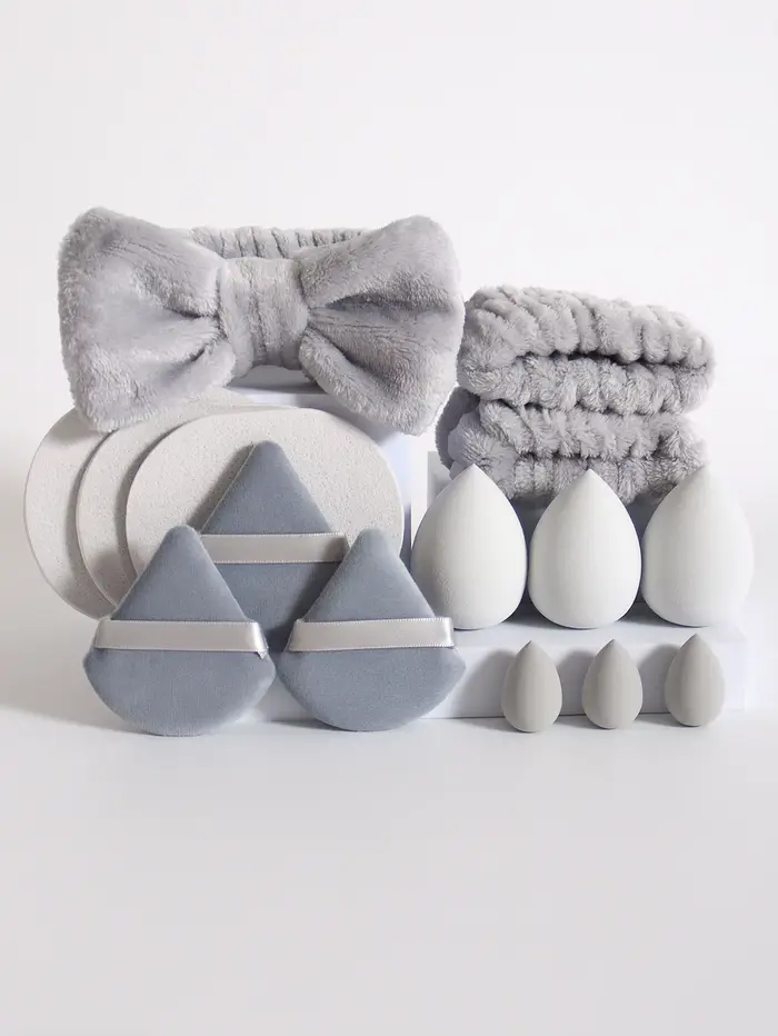 Éponge de maquillage bouffante pour le visage, éponges de fond de teint Beauty Egg, éponges bouffant