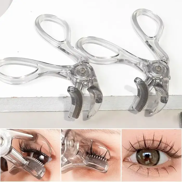 Recourbe-cils double type avec peigne – Options de clips larges et partiels, imperméable, longue dur