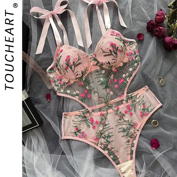 Dámské spodní prádlo podprsenka a kalhotky set sexy