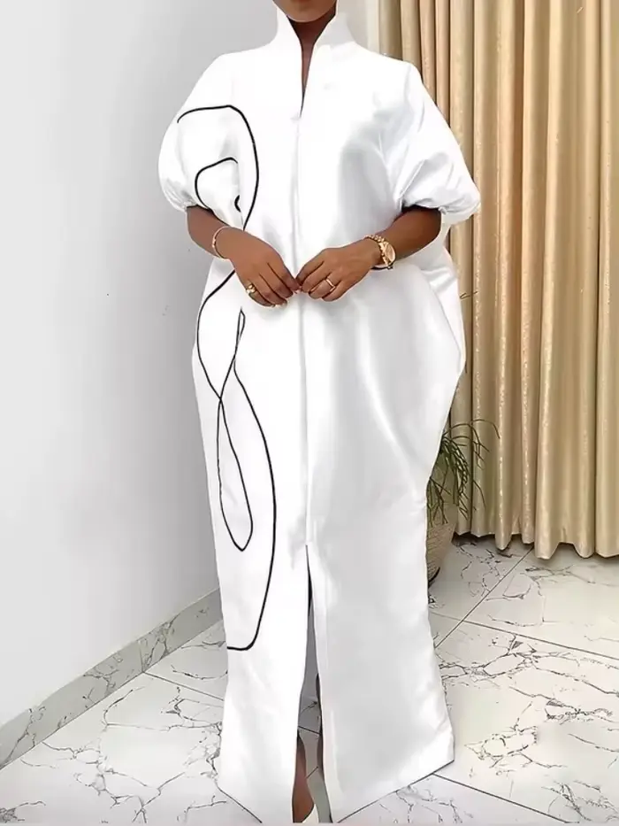 Modigirl velikost plus Muslim móda oversized Abaya šaty 2025 nové jaro léto