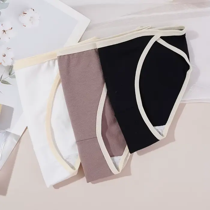 Culotte en coton pour femmes, slip Sexy, taille basse, respirant, nouveau sous-vêtements, Design fendu, Lingerie douce