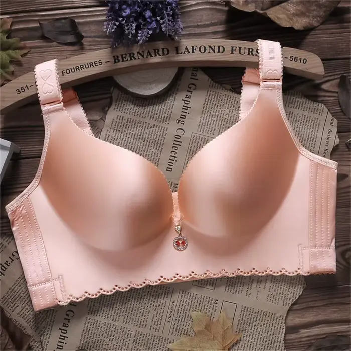 Soutien-gorge grande taille Sexy pour femmes, Collection sans fil, soutien Push Up réglable, Sutia 90 95 90 100 105 110 115 CDE