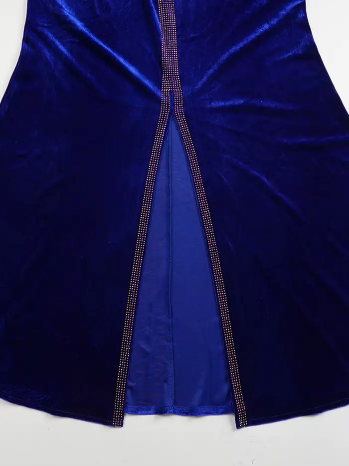 Robe de soirée de luxe pour femmes, élégante, manches longues, style sirène, pour mariage, anniversa