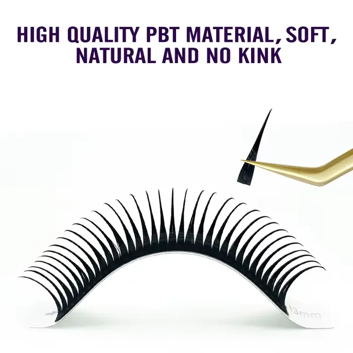 NATUHANA nouveau 0.07mm Extension de cils humides Manga vaporeux Cosplay Type pointes Extensions de