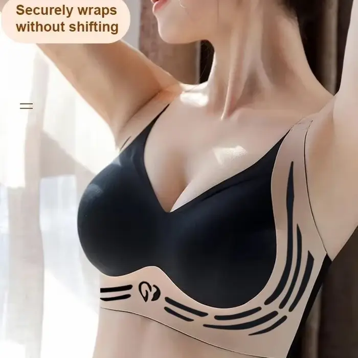 Super shromážděné bezdrátové push up podprsenka, žádné další ochablé prsa pro ženy, přímé doručení, Sexy, bezešvé, Bralette, 2024