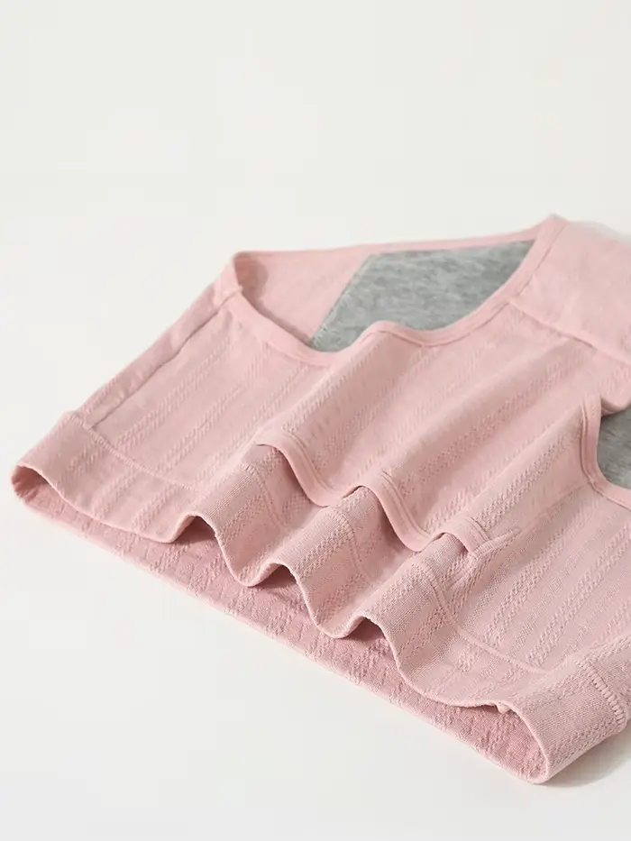 Lot de 3 culottes menstruelles anti-fuites pour femmes, sous-vêtements sexy à taille haute, réutilisables, pantalons physiologiques anti-fuites pour dames