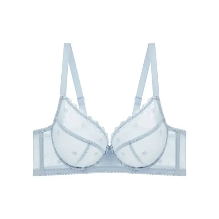 Soutien-gorge en dentelle fine pour femme, soutien-gorge grande poitrine, semble plus petit, rassemb