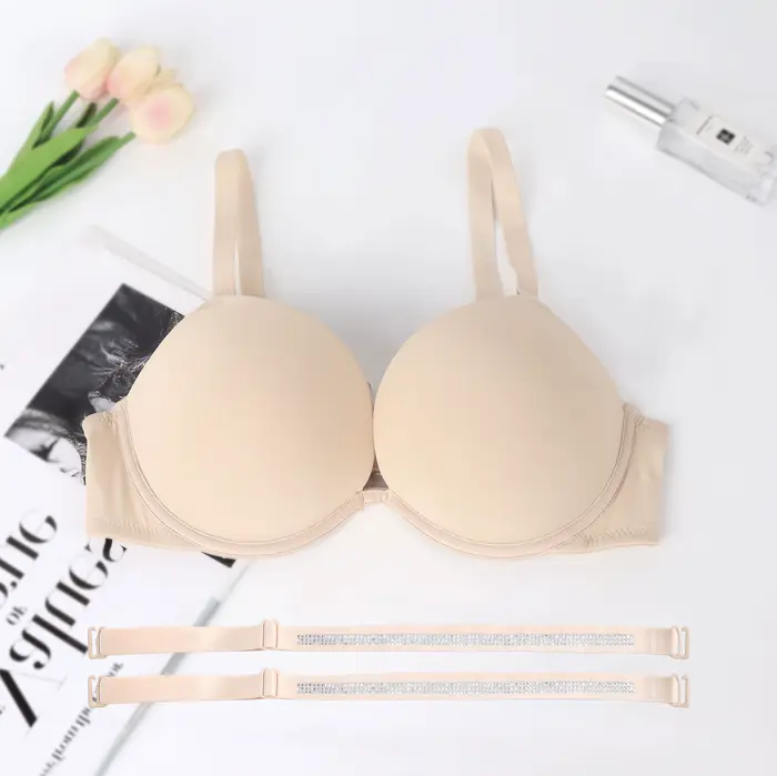 Bezešvé vyztužené push-up podprsenky pro ženy