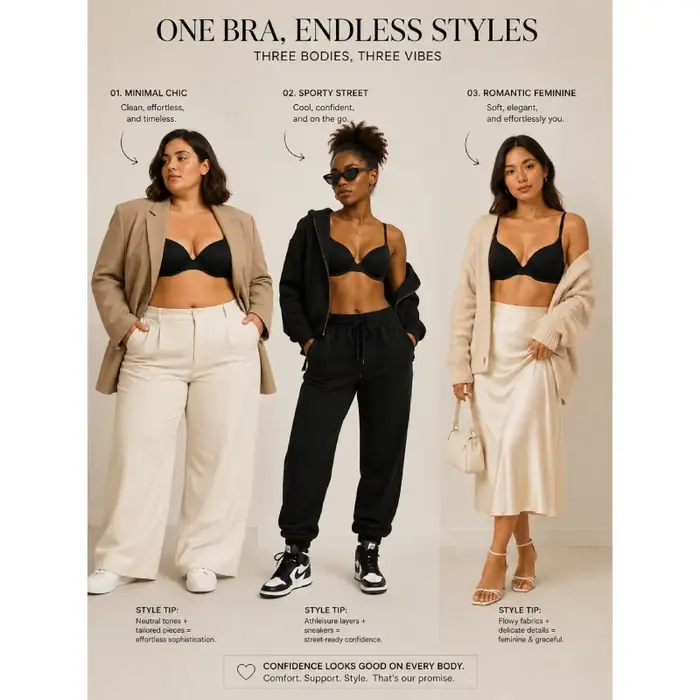 Soutien-gorge confortable pour femmes grande taille push up sans couture en polyamide et élasthanne occasion quotidienne et soirée