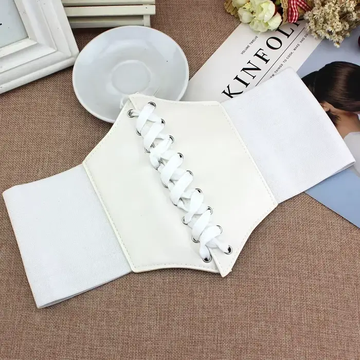 Body černá Shapewear dámské gotické oblečení pod poprsí pasu cinch trenér Pu elastická kůže Sexy svatební korzety a bustiers