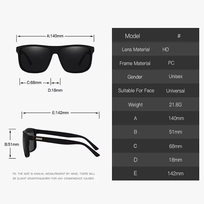 Lunettes de soleil carrées vintage pour hommes et femmes, lunettes de soleil de créateur, lunettes d