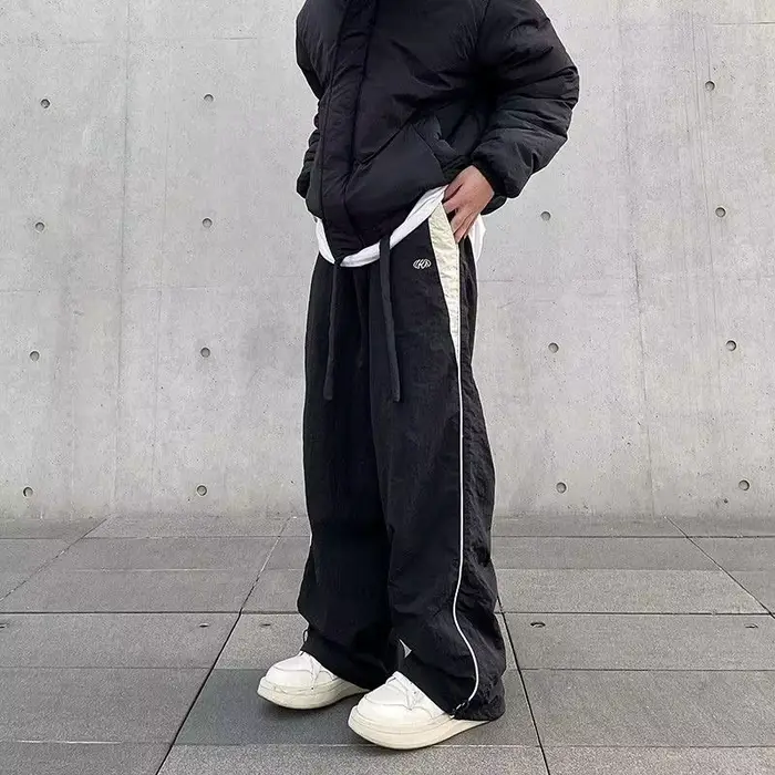 Pantalon de jogging décontracté pour femmes, mode Streetwear, surdimensionné, sport, jambes larges,