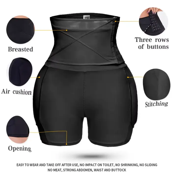 Hip Shapewear culottes femmes bout à bout Shaper culotte Sexy corps Shaper Push Up culotte hanche Enahncer Shapewear avec coussinets