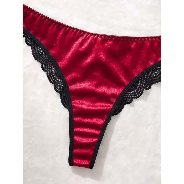 Sexy valentýnský set černé krajky