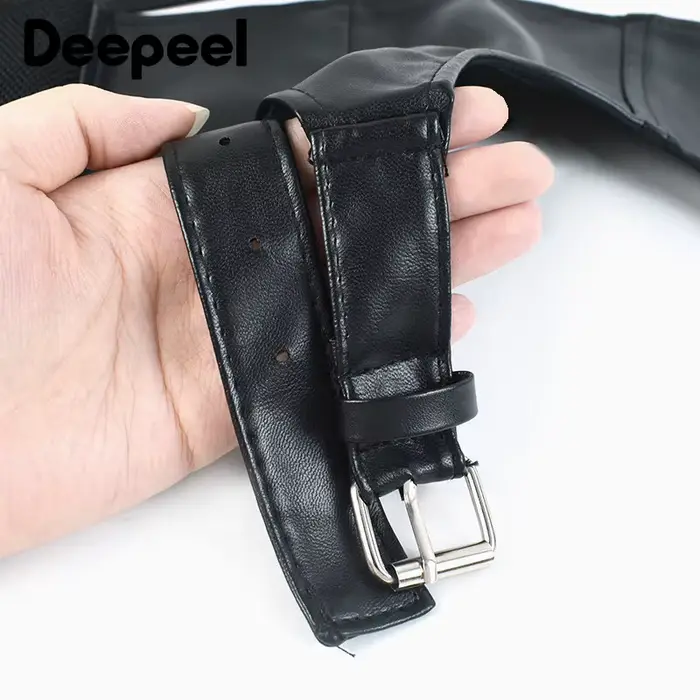 Bretelles noires avec cummerbunds décoratifs pour femmes, ceinture sexy, style gothique chic, accessoire mode punk, élégance et audace