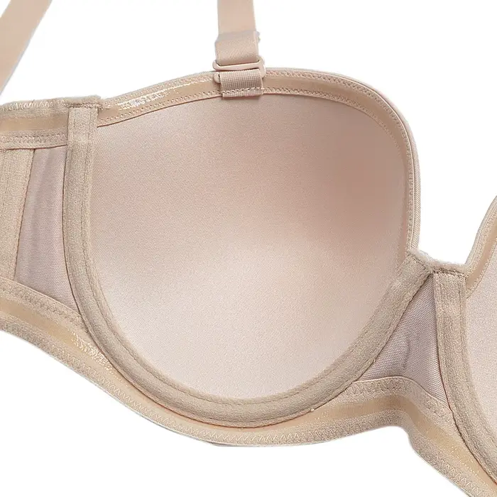 Soutien-gorge sexy en polyester et élasthanne pour femmes, avec armatures, bretelles ajustables et fermeture dos, pour des occasions spéciales et quotidiennes